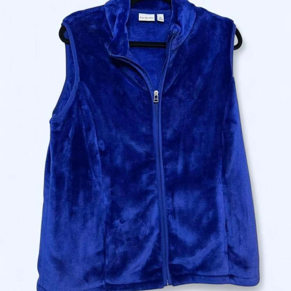 Kim Rogers Royal Blue Fleece Vest